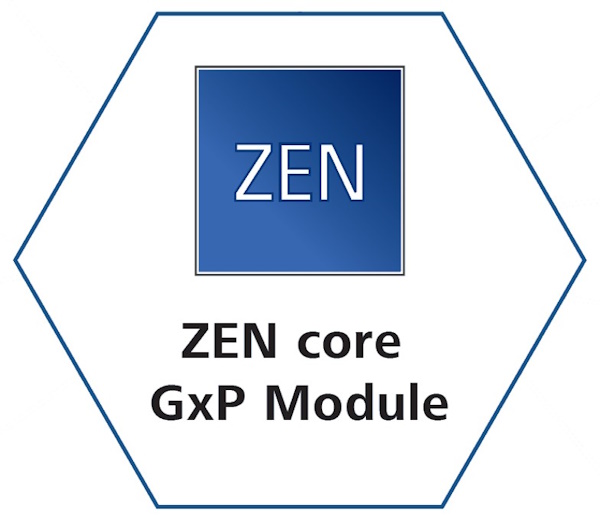 Logo des ZEN core GxP Moduls