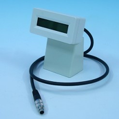 Halter mit LCD-Display und Lichtmanager
