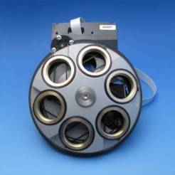 Objektivrevolver 6-fach, H DIC M27 mot.